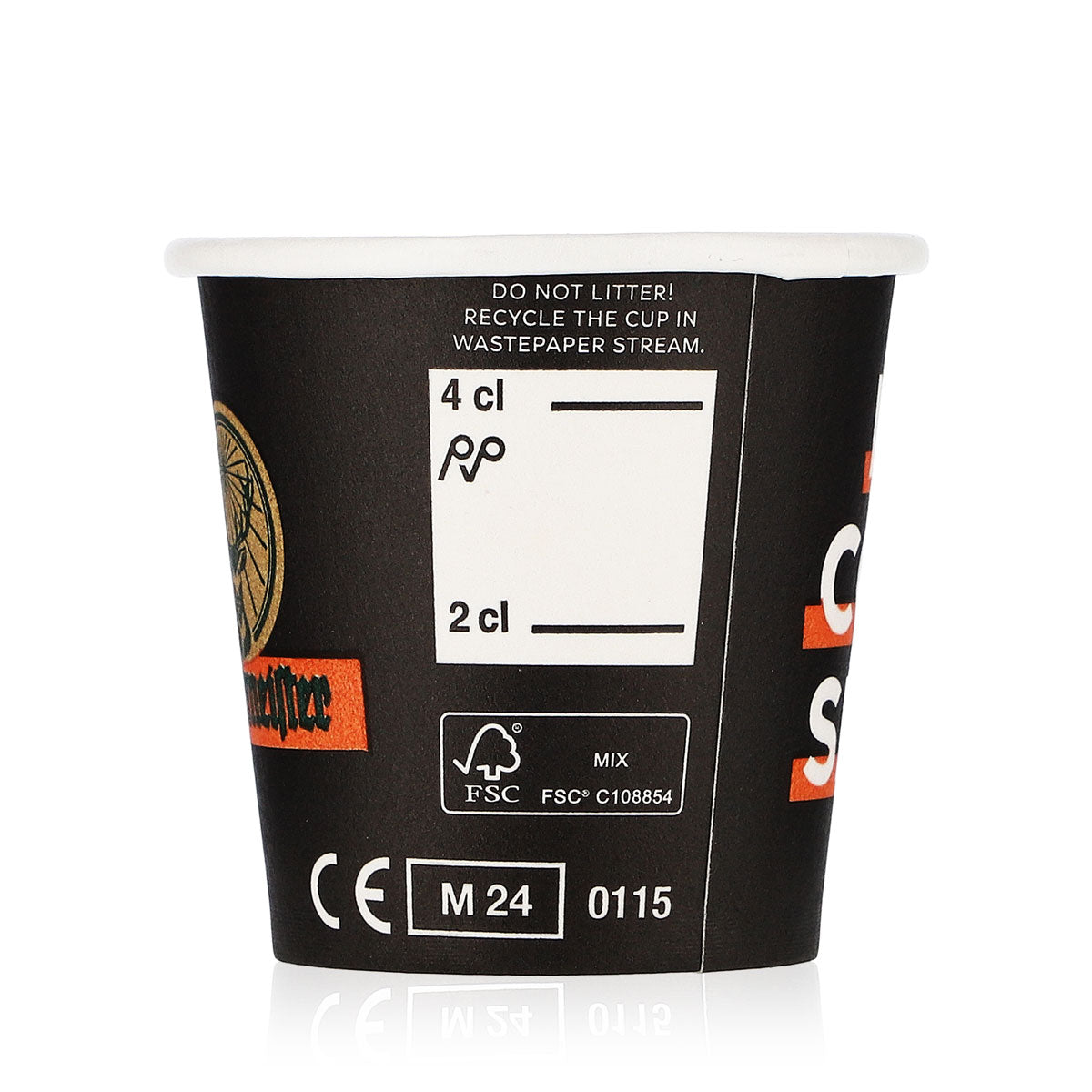 40x Jägermeister liqueur shot glass Stamper Short 2cl/4cl disposable paper cup – View 4