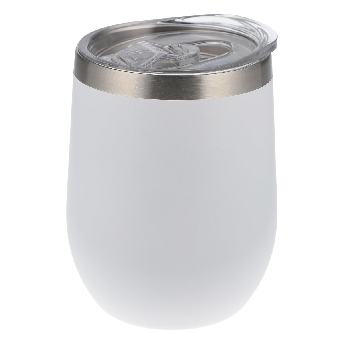 44°N Gin To-Go Stainless Steel Cup, 0.4 L, with Straw, White – New & Stylish – View 4