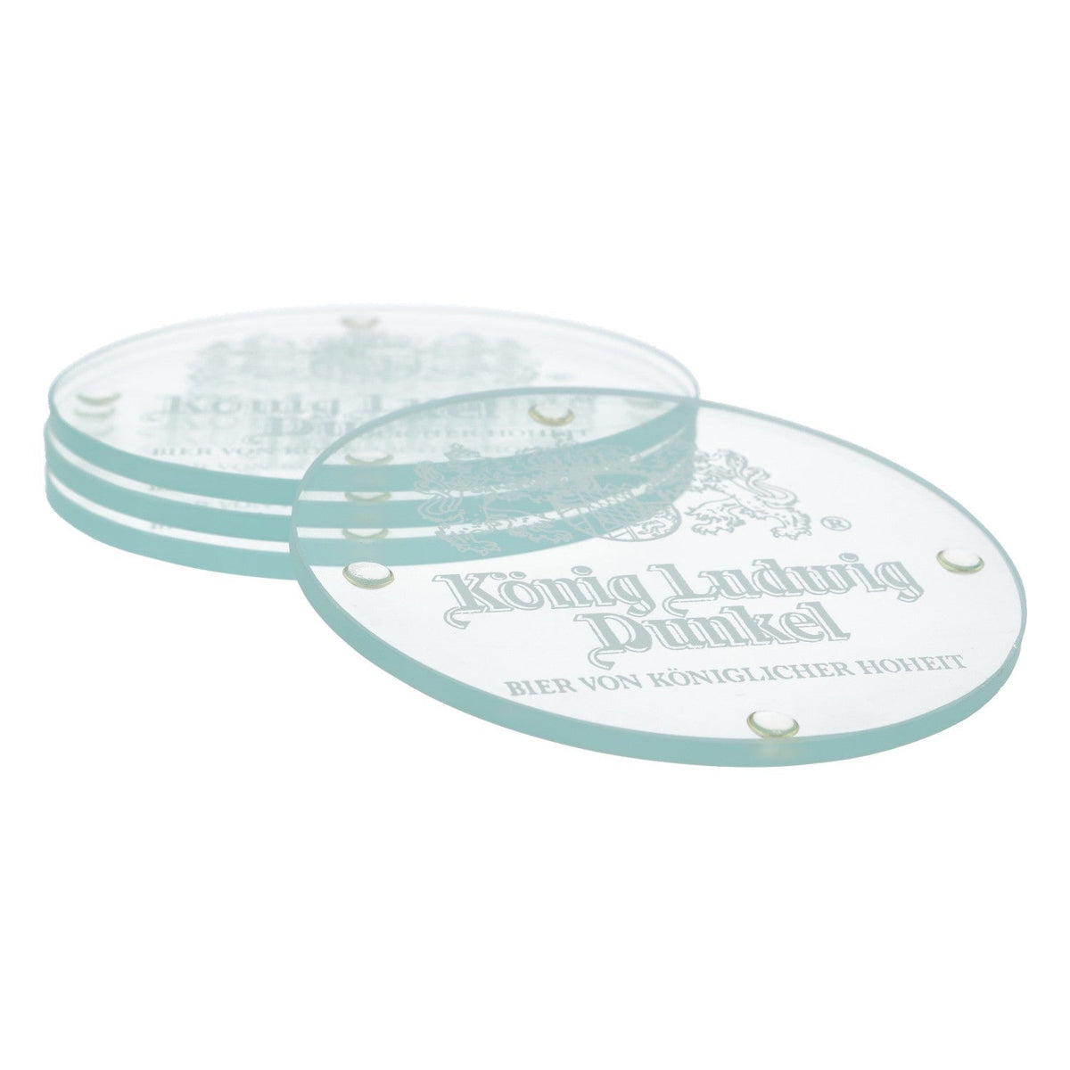 King Ludwig Beer Bundle Set II consisting of 6x beer glasses 0.5l and 70 beer mat holders – View 3