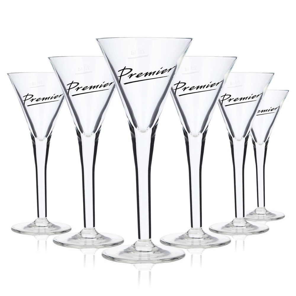 4x Luigi Bormioli 2 cl Tiziano "Premier" Crystal Liqueur Glasses (Set of 4)