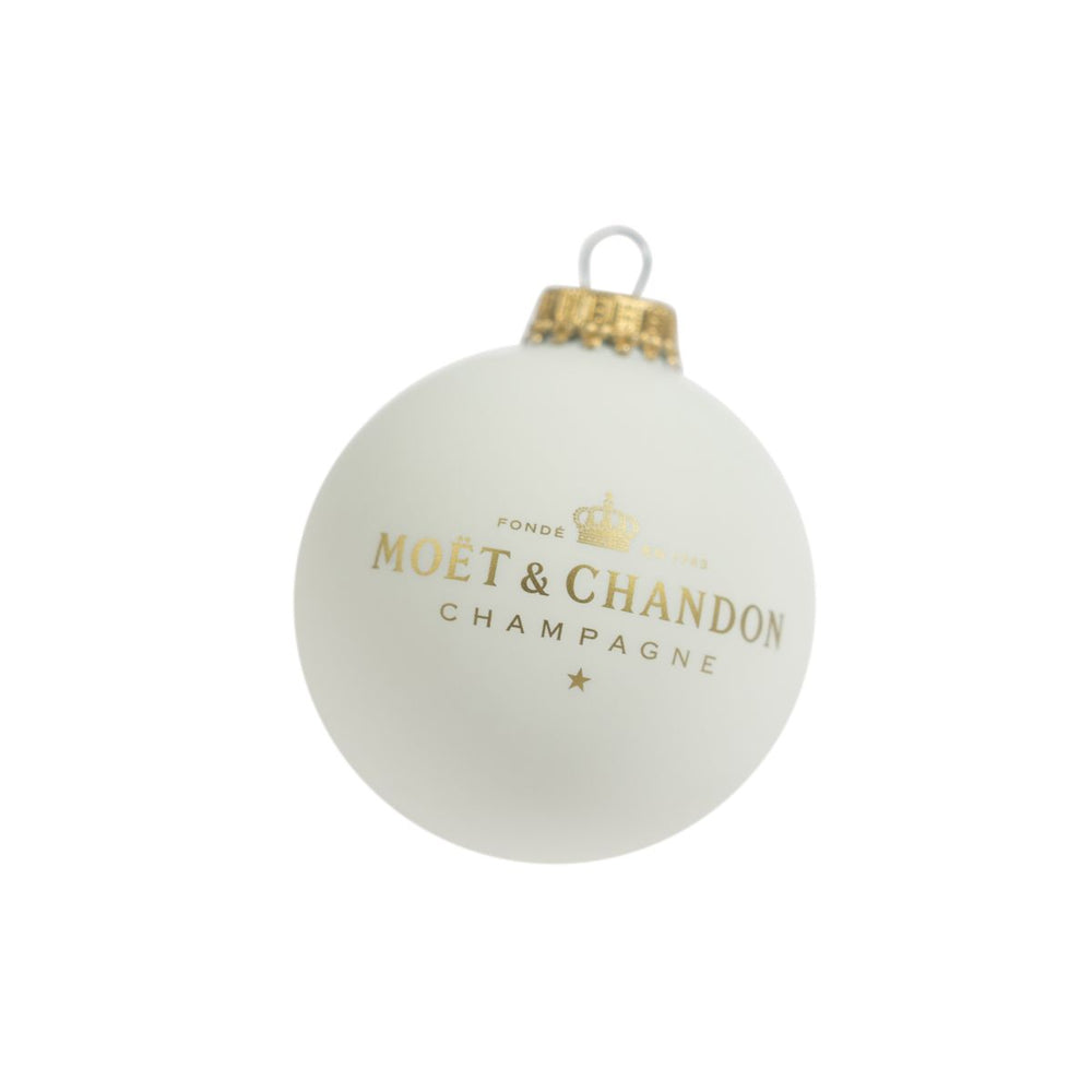 4x Moët & Chandon Christmas tree baubles Christmas tree decorations