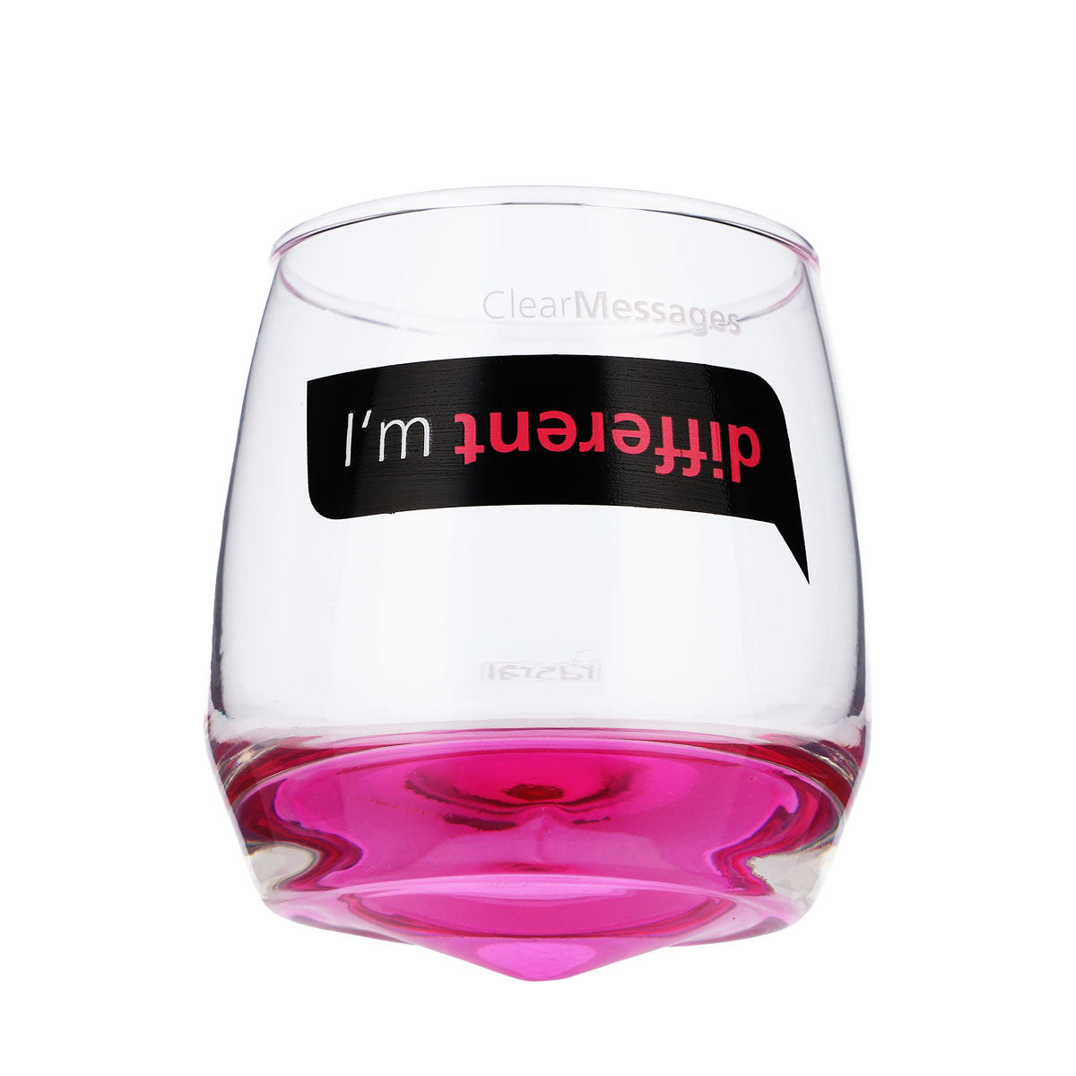 4x Rastal Glass Tumblers 0.2l Designer Glass Tumblers "I'm different" – View 3
