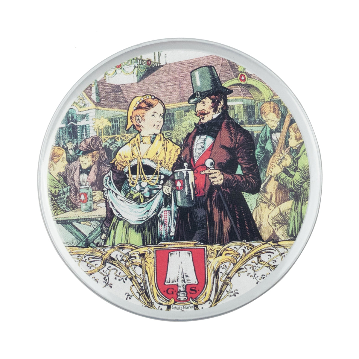 4x Spade Beer Coasters Coaster Beer Cover Mat Drip Protection Lovers – View 5