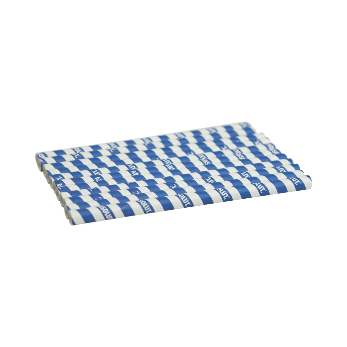 50x Absolut Vodka Straw Paper Drinking Straw Tubes Cardboard Cocktail Bar