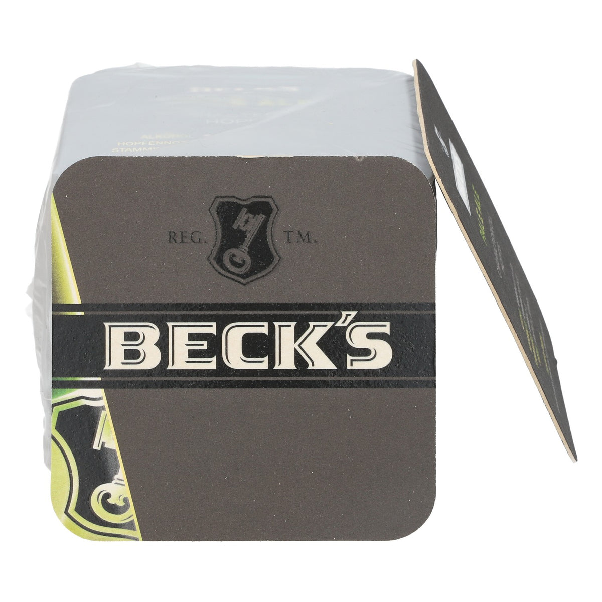 50x Becks coasters Pale Ale drip protection carpet pad bottles Gastro – View 2