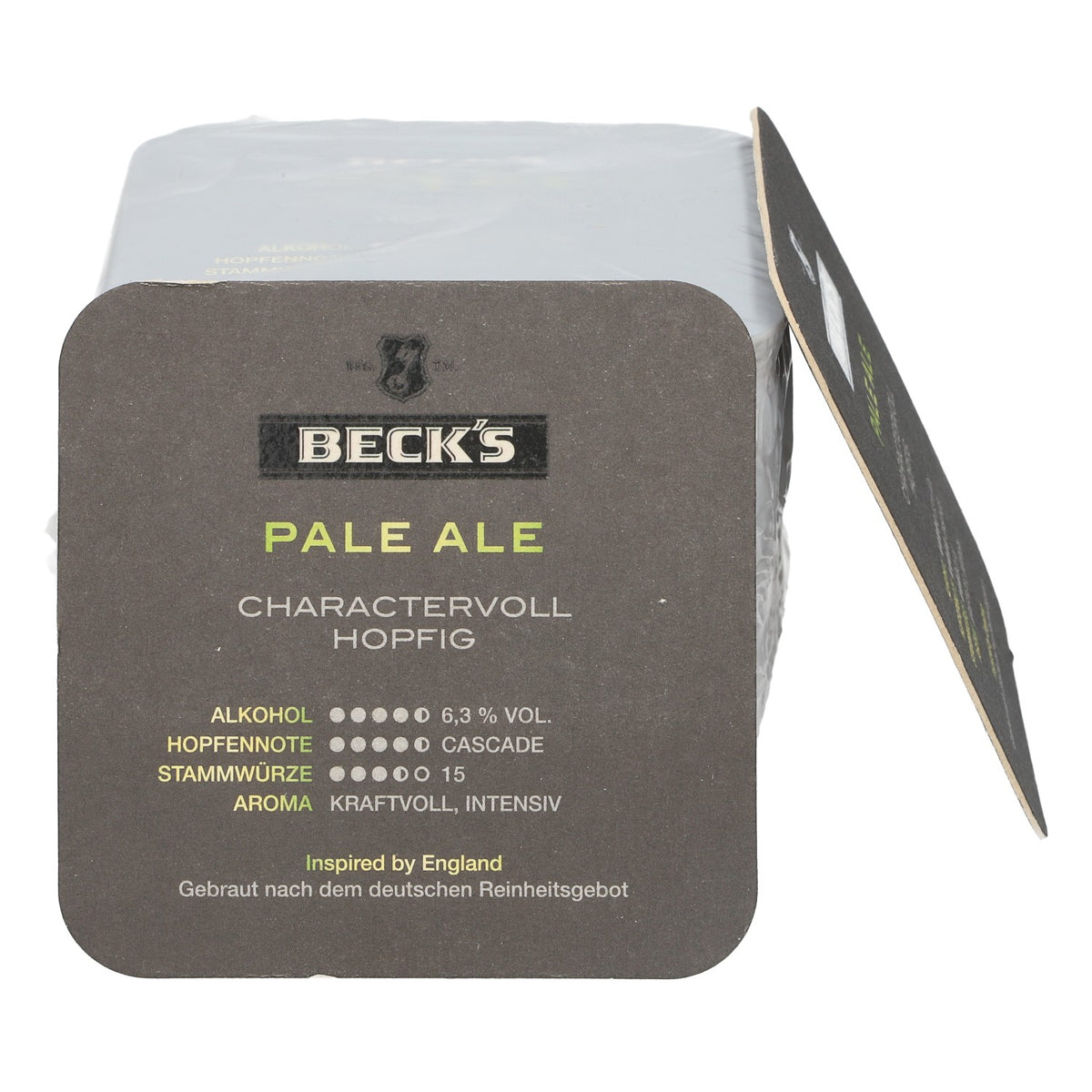 50x Becks coasters Pale Ale drip protection carpet pad bottles Gastro – View 3