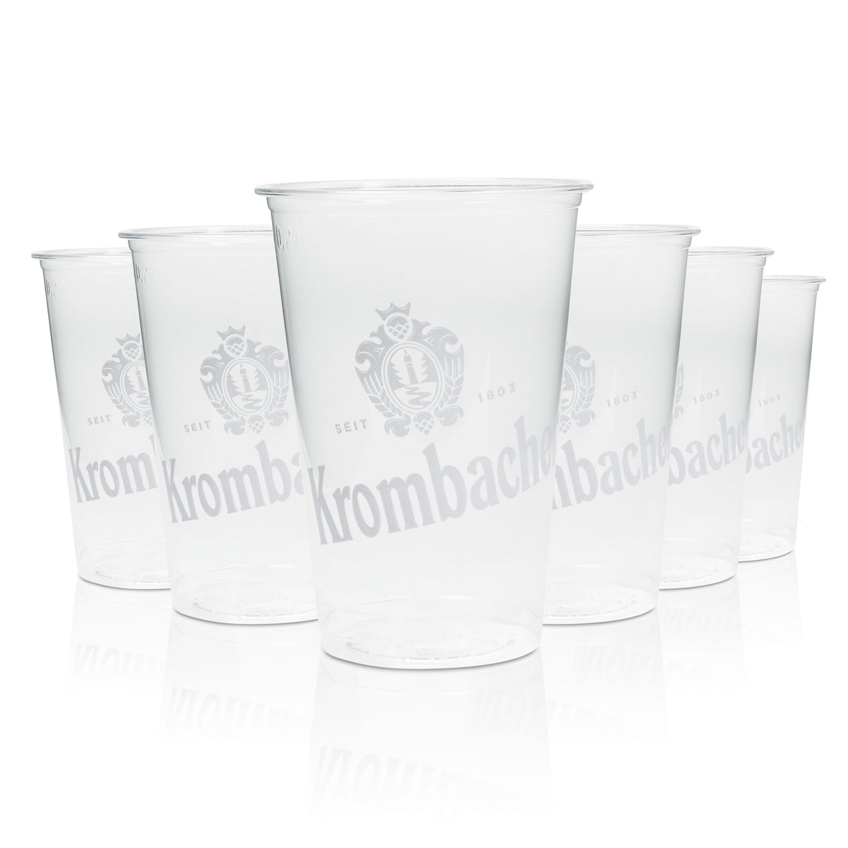 50x Krombacher beer cups, 0.2 l, disposable, organic – View 4