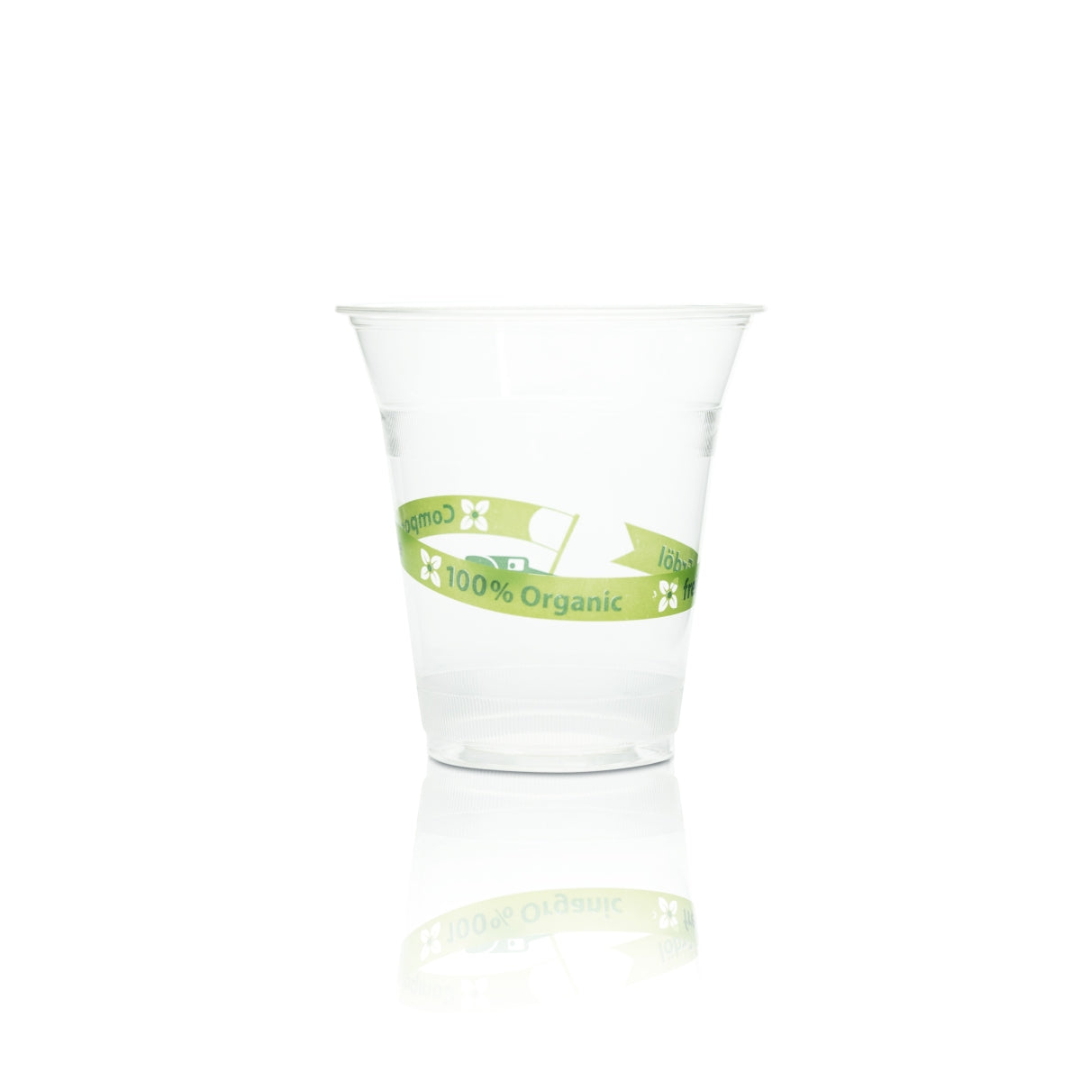 50x plastic disposable cups, 0.3 l, compostable, long drink beer glass, party – View 2