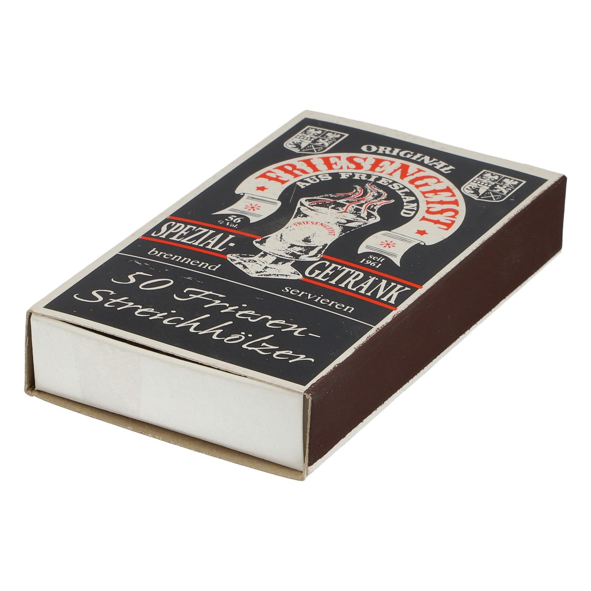 50x Original Friesengeist Matches, Behn Eckenförde Liqueur Accessories – View 2