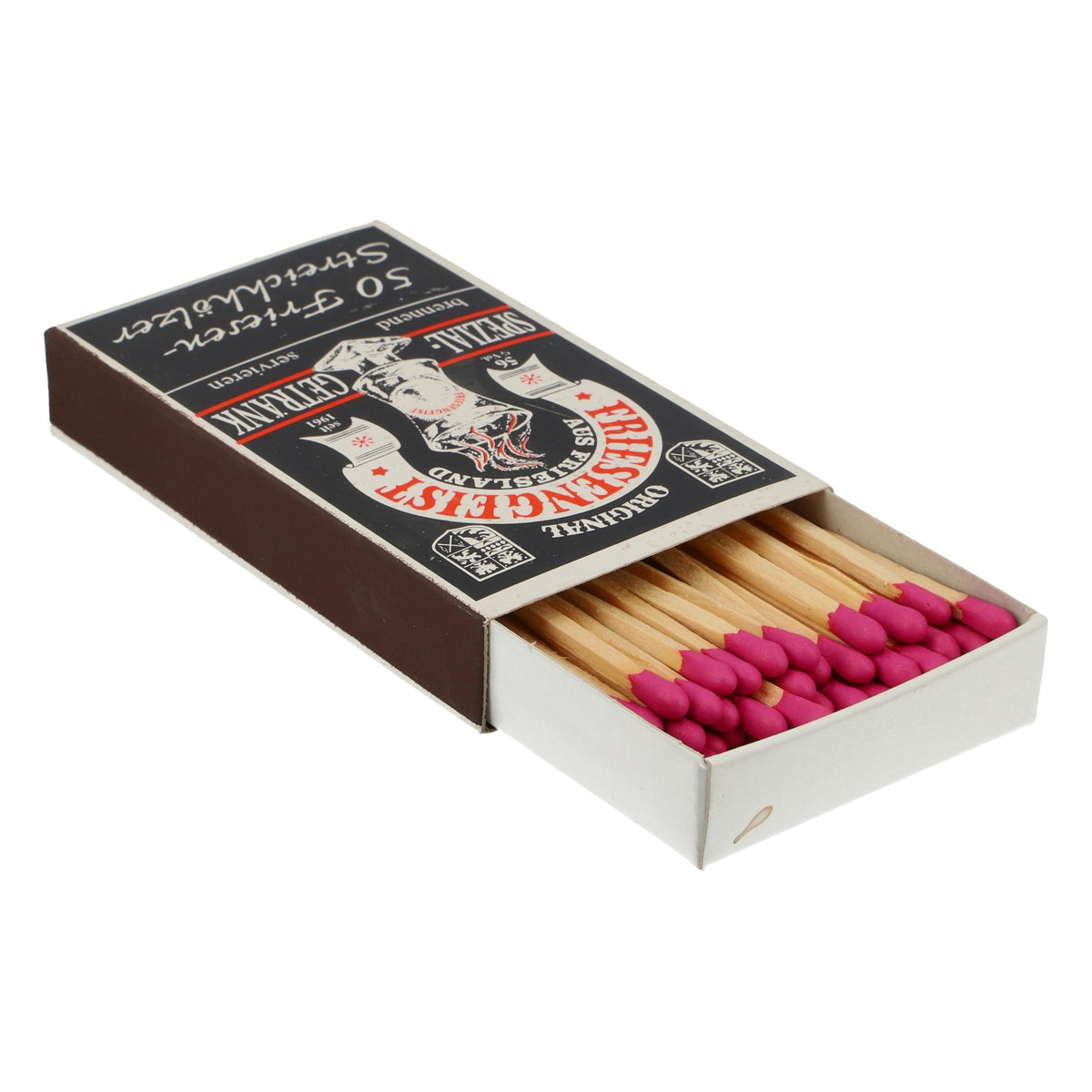 50x Original Friesengeist Matches, Behn Eckenförde Liqueur Accessories – View 3