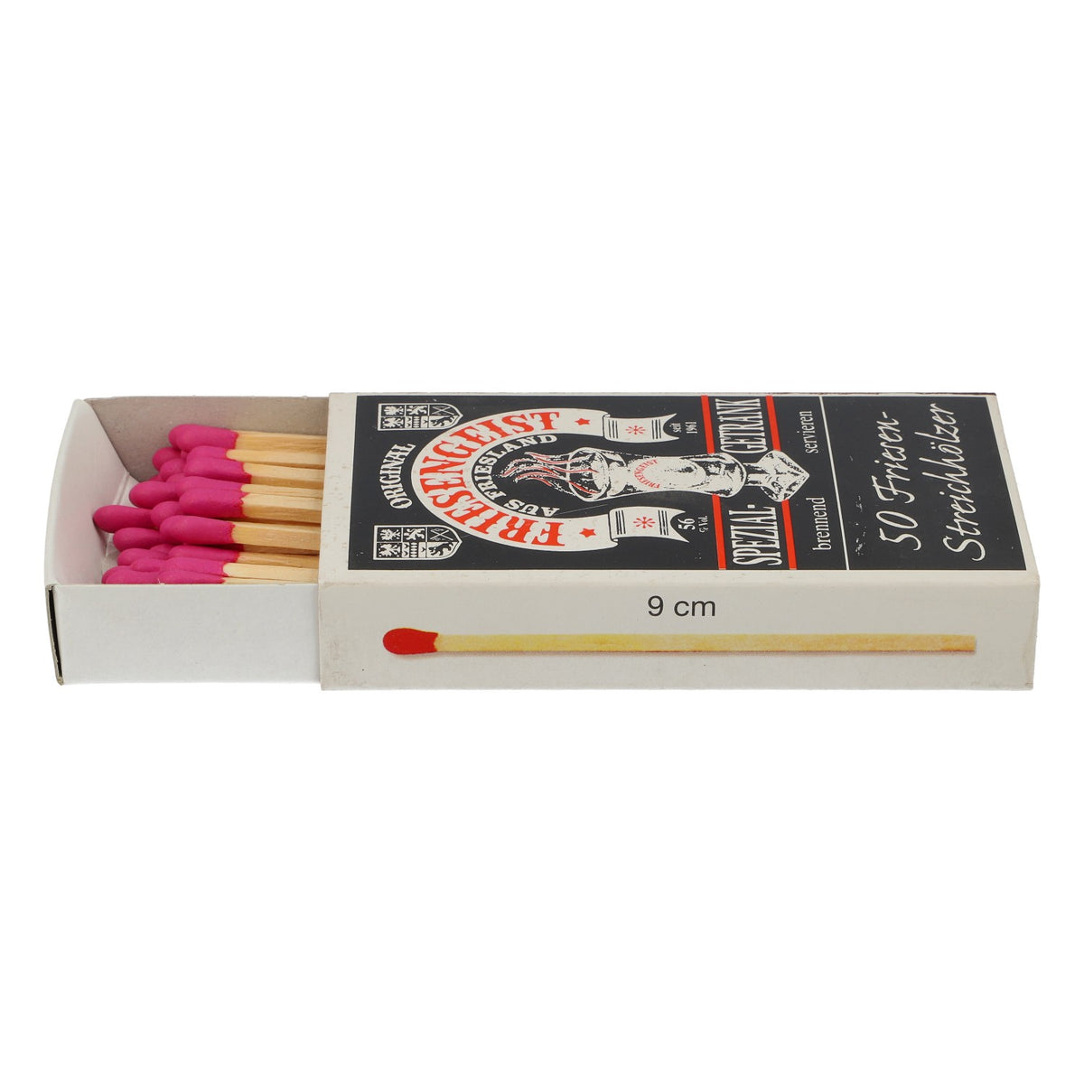 50x Original Friesengeist Matches, Behn Eckenförde Liqueur Accessories – View 4