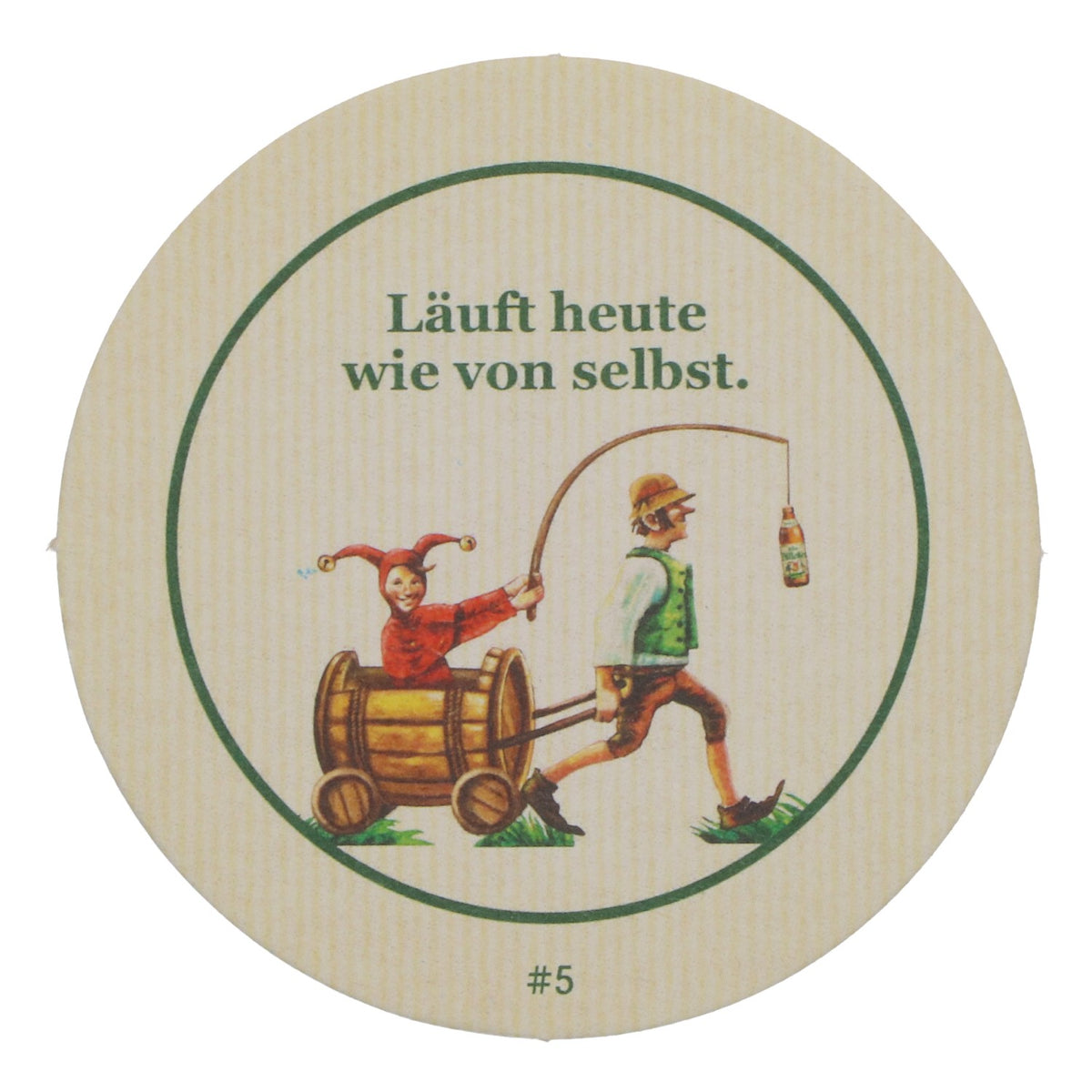 50 Pülleken Beer Coasters—It's Going Like a Charm Today! Coasters, Bar Accessories – View 4