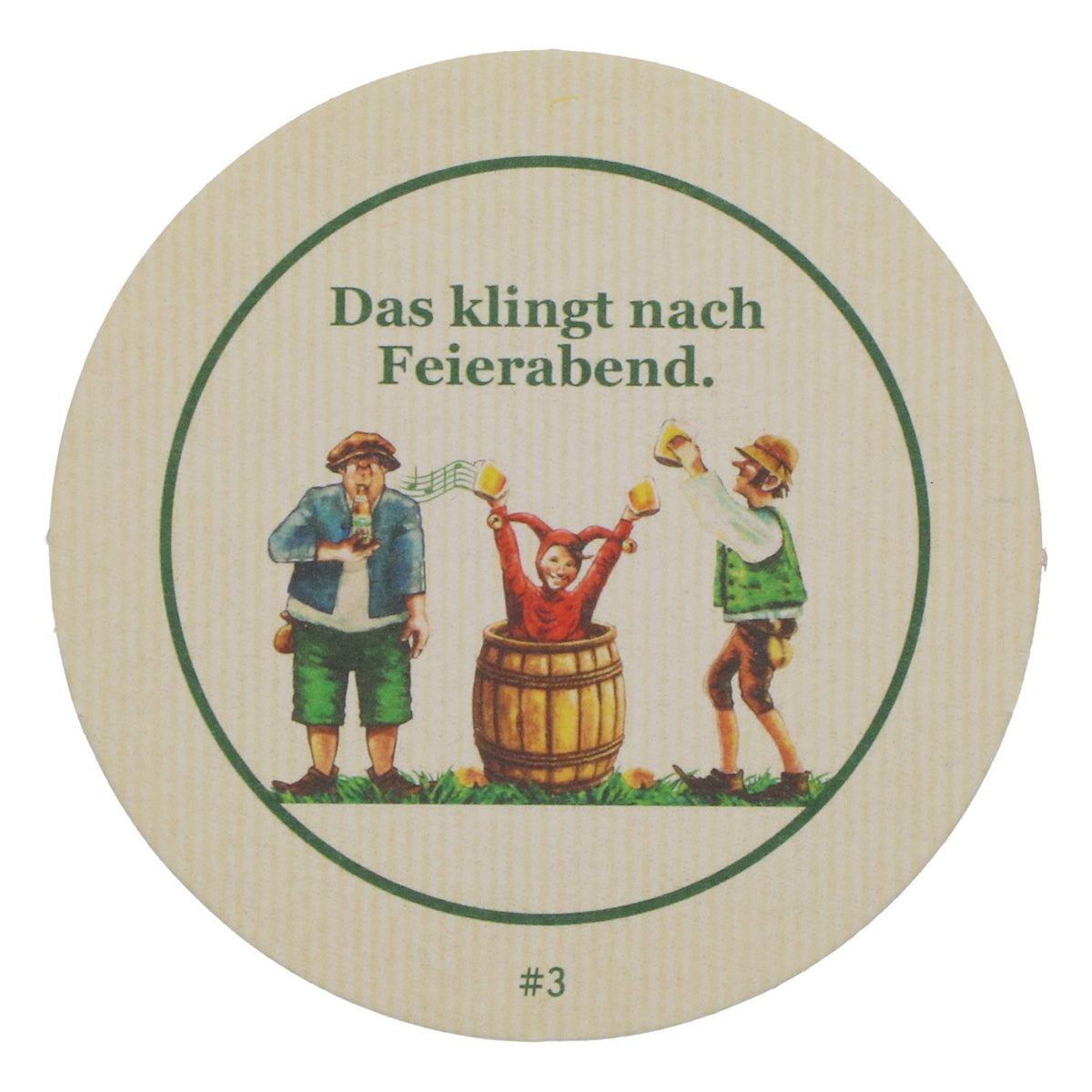 50 "Pülleken" Beer Coasters—Perfect for After-Work Beers, Bar Accessories – View 4