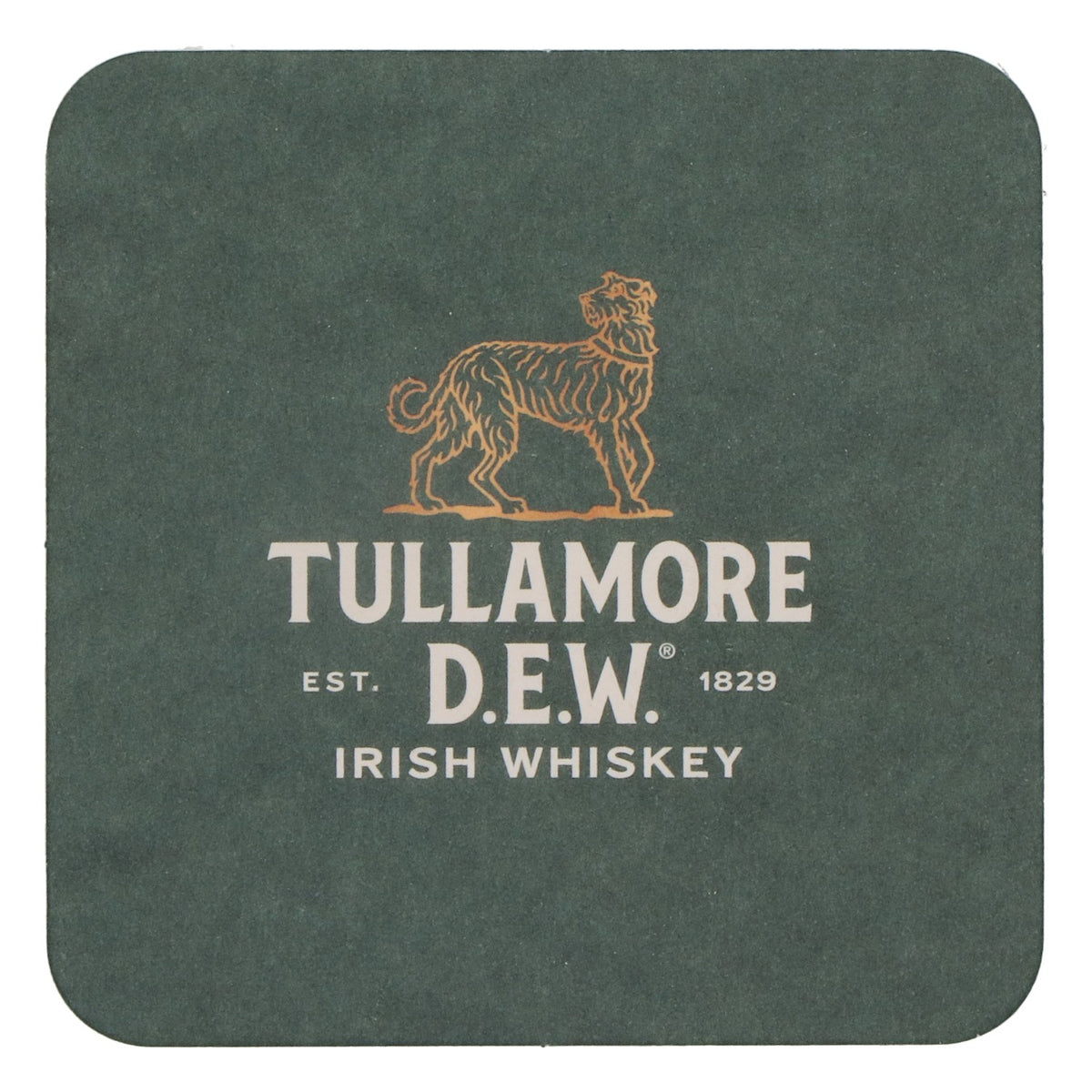 50x Tullamore Dew Whiskey Beer Coasters Glass Coasters Green – View 3