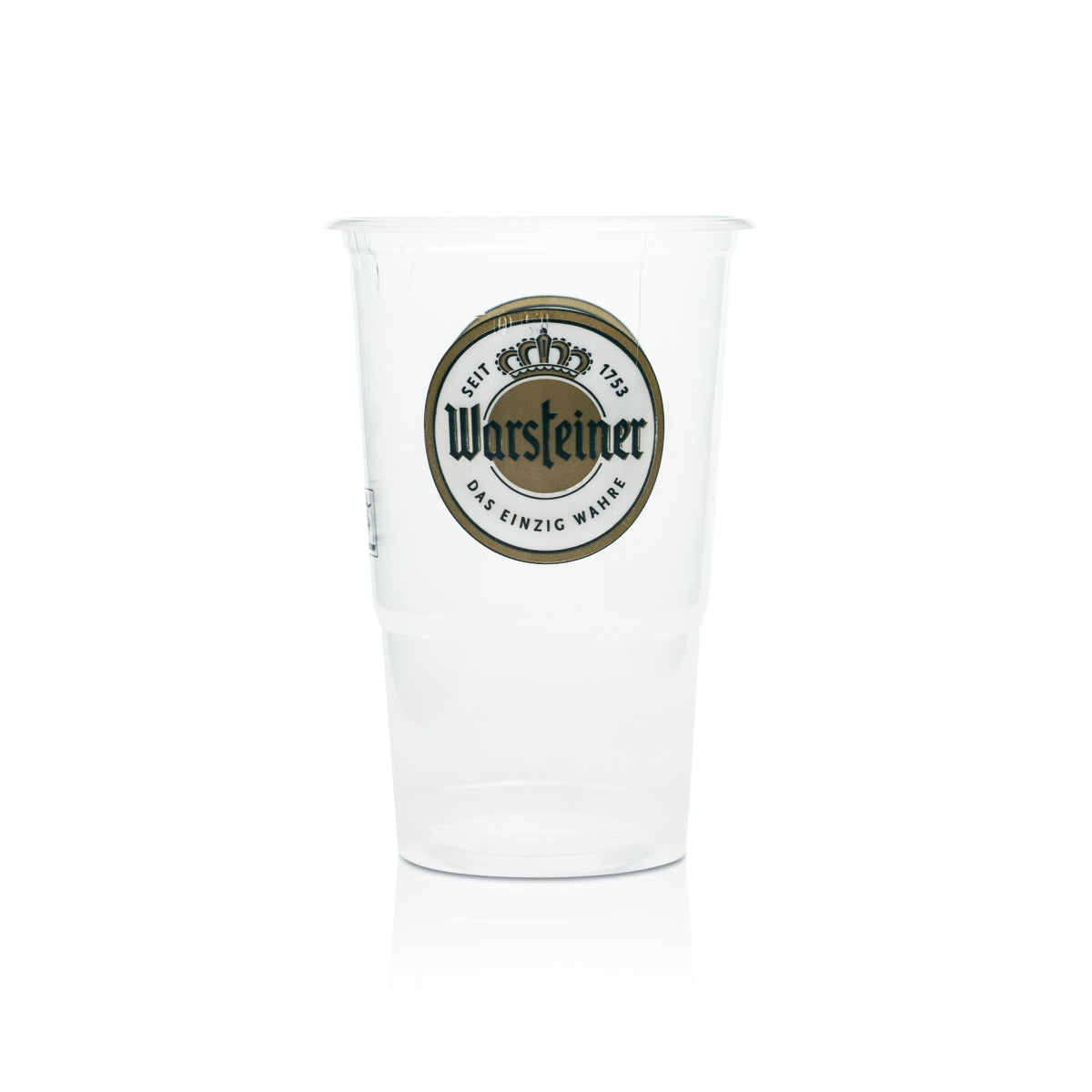 50x Warsteiner beer disposable cups, 0.2 l, festival glasses, plastic – View 2