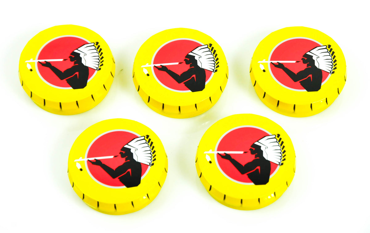 5x American Spirit Cigarette Ashtrays Beach Ashtray Tin Mini Yellow – View 3