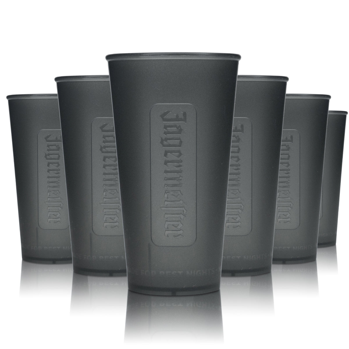 5x Jägermeister glass 0.3l reusable hard plastic cup long drink cocktail glasses
