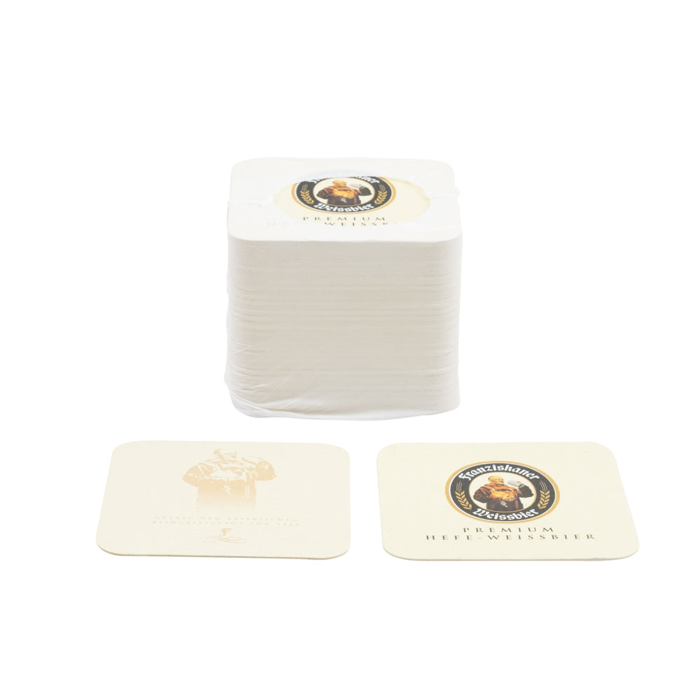 60x Franciscan beer coasters Beer mat Coaster Beer cover Drip protection Catering