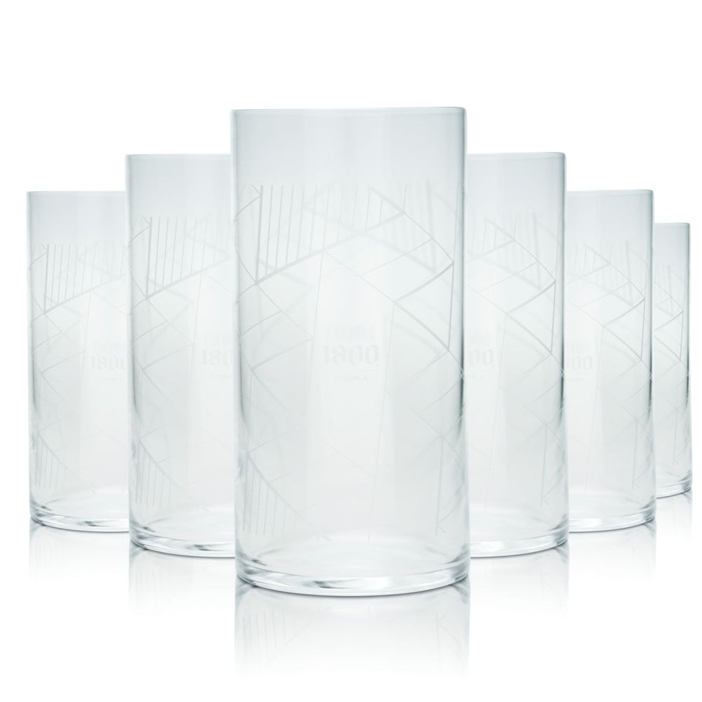 6x 1800 Tequila Glass 0,375l Longdrink Glass Top Class Highball Glasses Set Aperitif