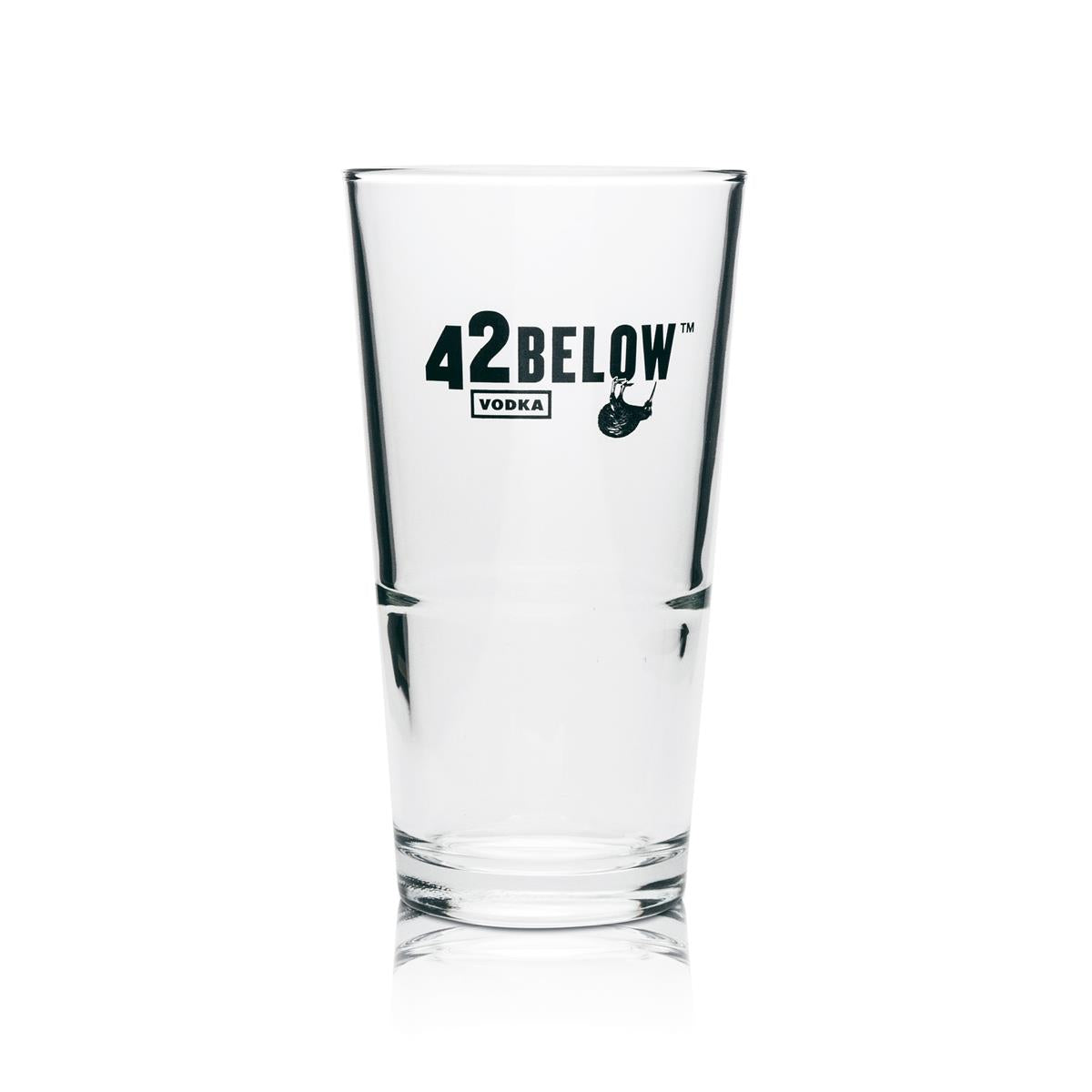 6x 42Below Vodka Long Drink Glass, stackable – View 2