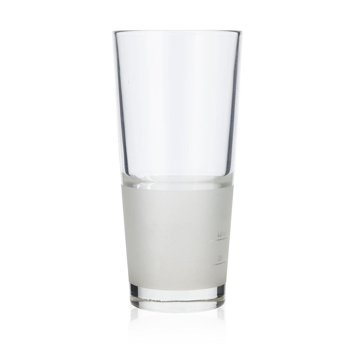 6x Absolut Vodka Glass 0.34l Glasses Long Drink Glass Frosted + Vertical Logo – View 4