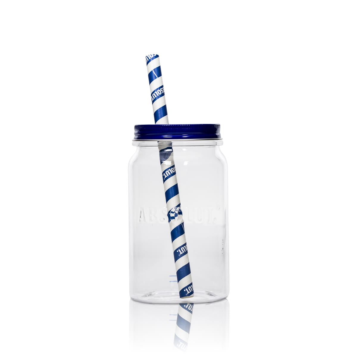 6x Absolut Vodka plastic cups with lids – View 2