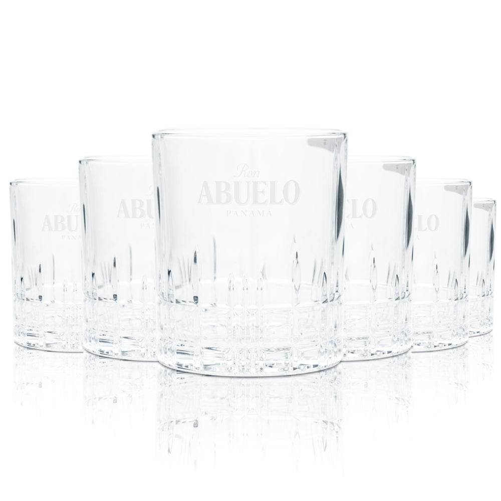 6x Abuelo Rum Glass 0.3l Tumbler Spiegelau Contour Long Drink Glasses Ron Crystal