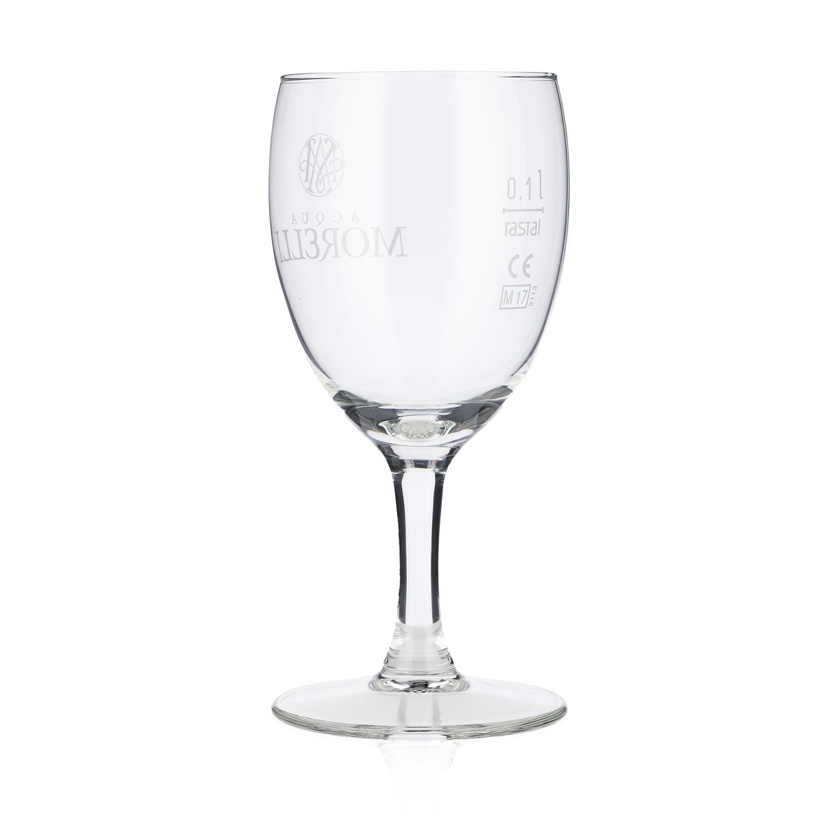6x Acqua Morelli water glass 0.1 l cup White logo Rastal Westerwald – View 4