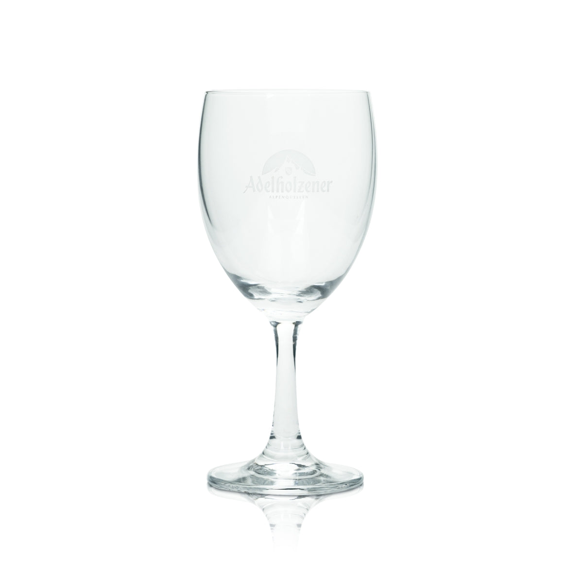 6x Adelholzener water glass 0.2 l stemmed glass, new – View 2