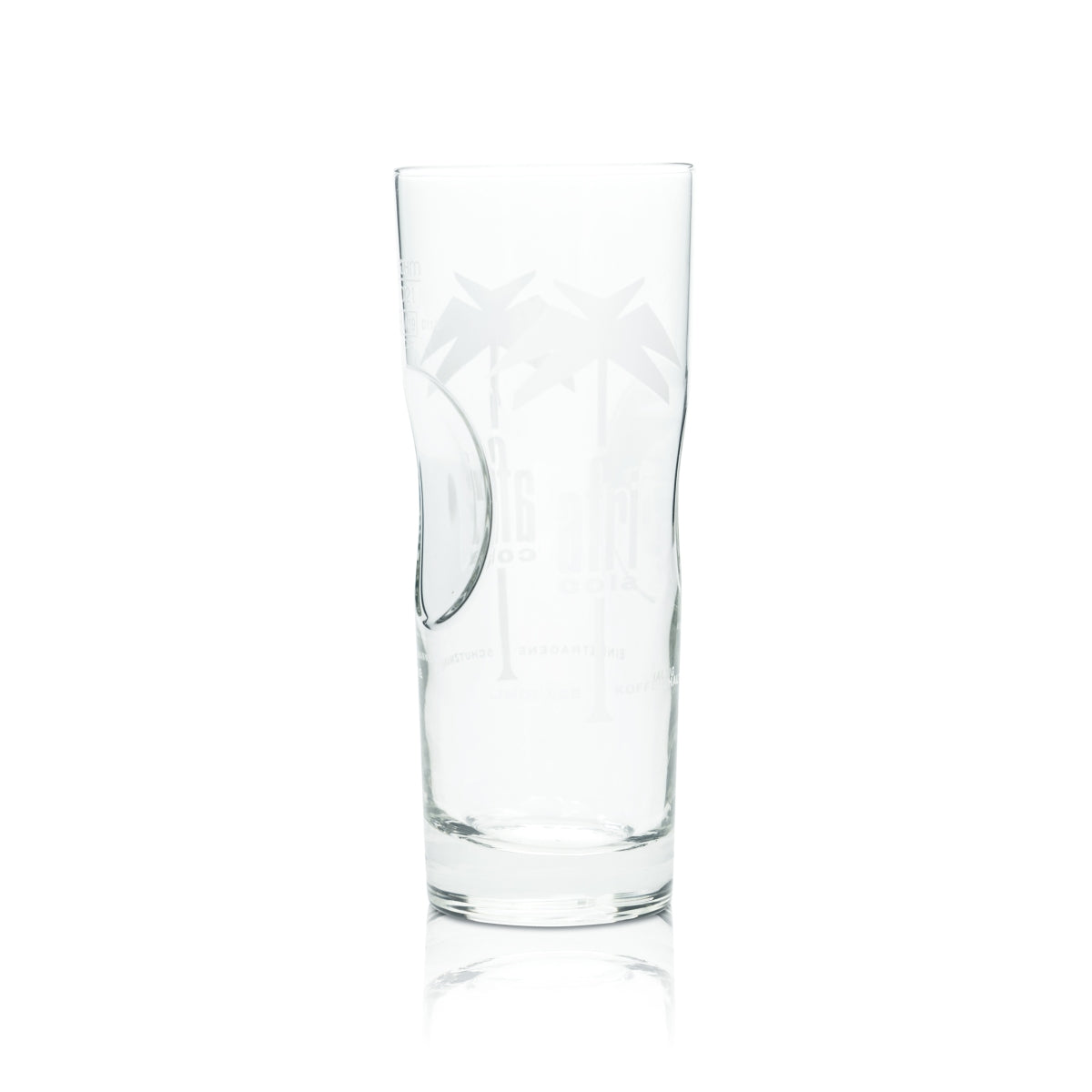6x Afri Cola soft drink glass 0.2 l cup long drink glasses contour gastro soda – View 3