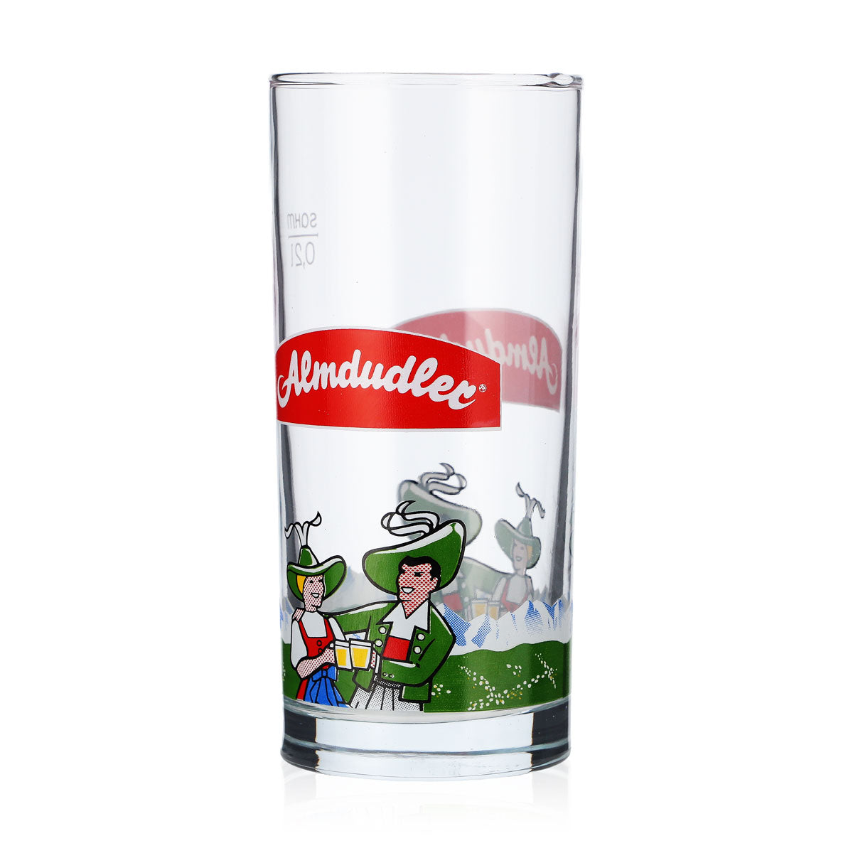6x Almdudler soft drink glass Limoglas glasses 0.2l cup Sahm – View 4