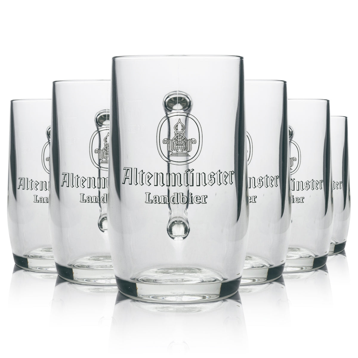 6x Altenmünster beer glass mug individually packaged 0.5l Sahm