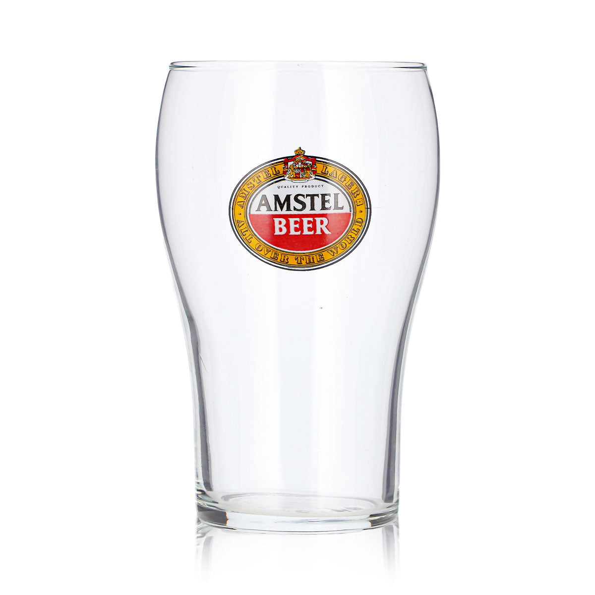 6 Amstel Beer Glasses, 0.3 L, Willibecher Beer Glasses, Tulip-Shaped (Set of 6) – View 3
