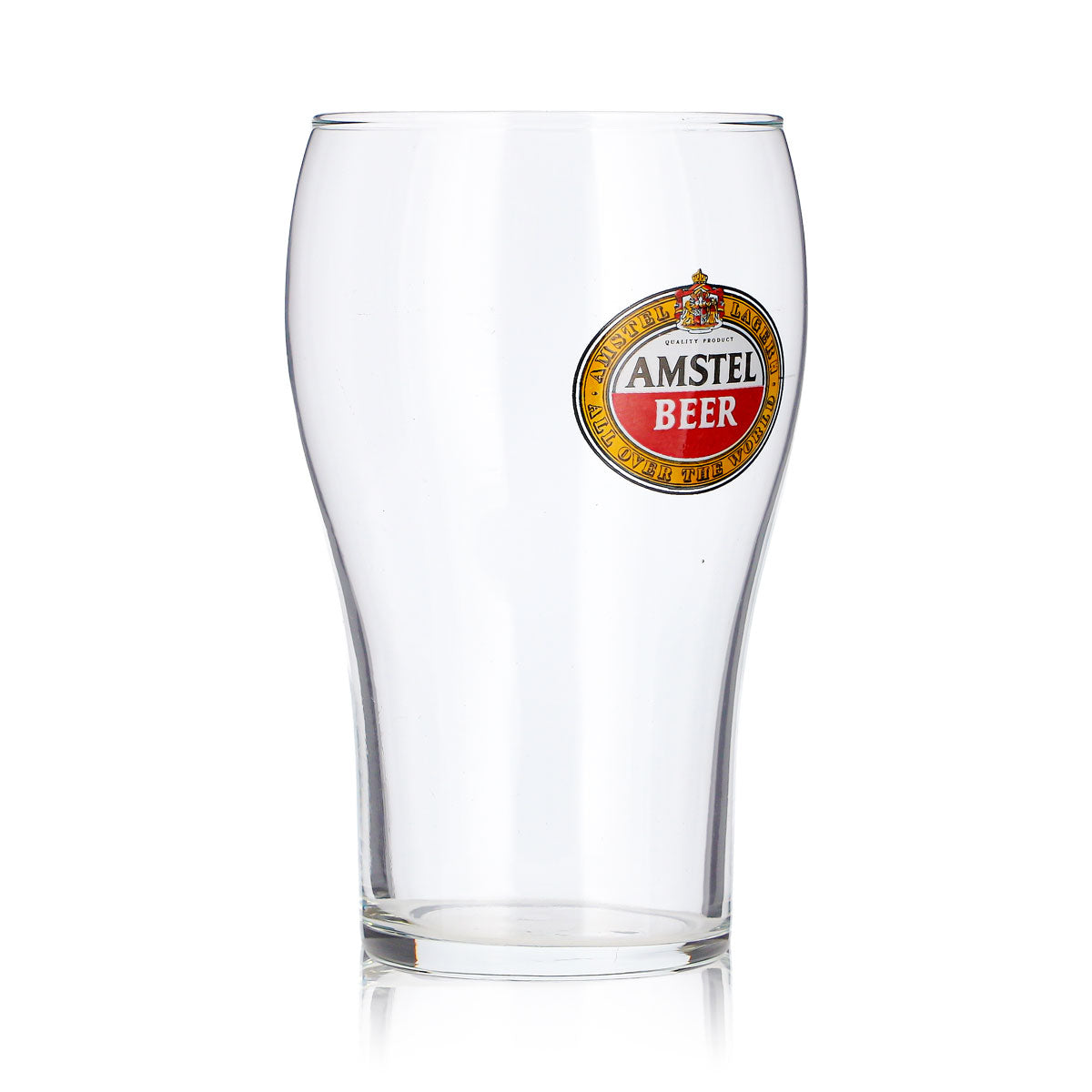 6 Amstel Beer Glasses, 0.3 L, Willibecher Beer Glasses, Tulip-Shaped (Set of 6) – View 4