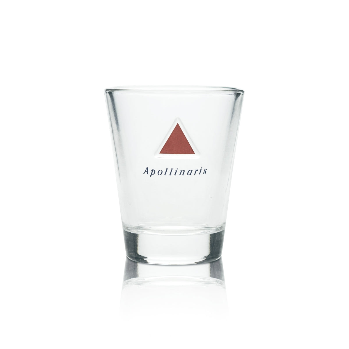6x Apollinaris water glass 100ml mini relief cup tasting glasses tasting gastro – View 2