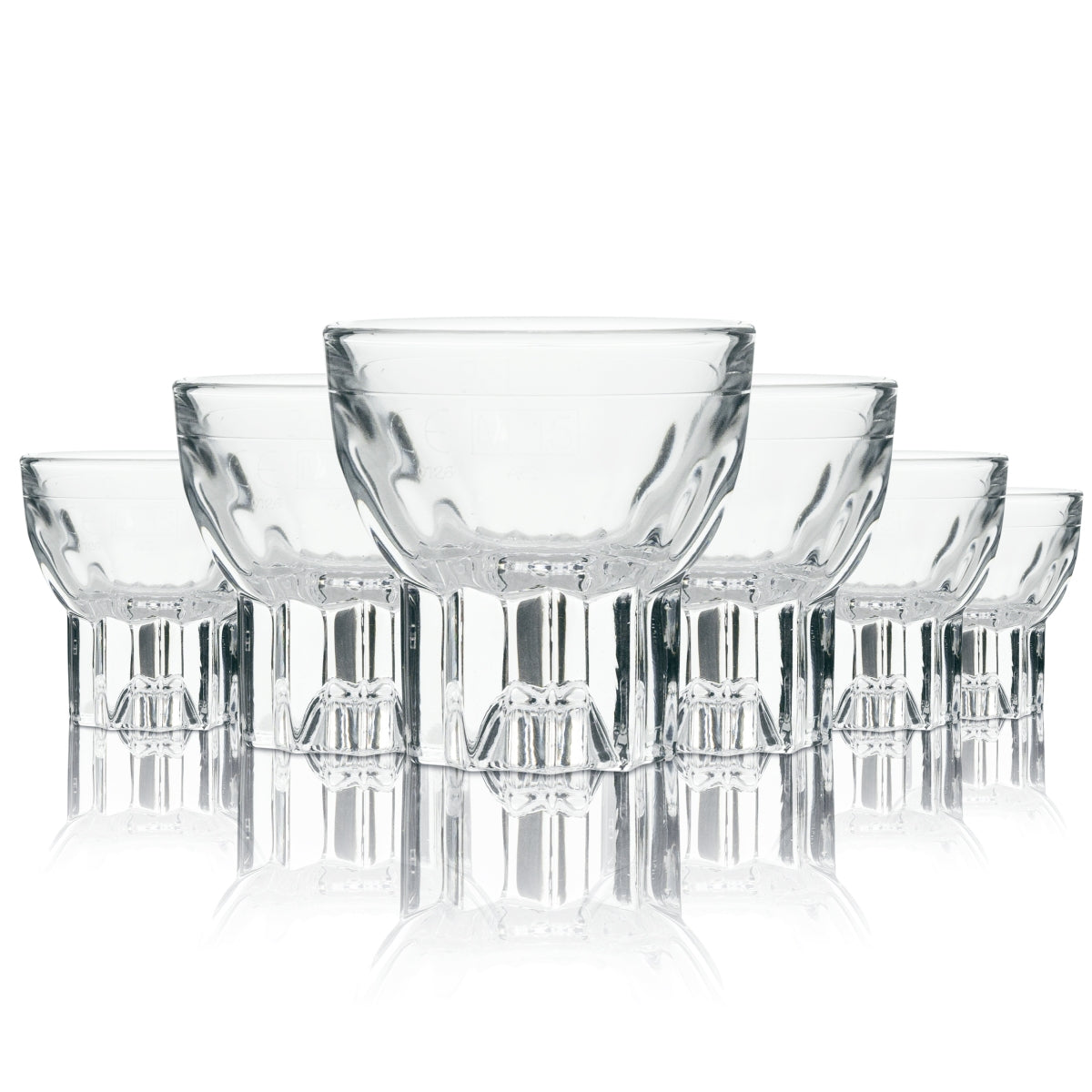 6x Arcoroc Professional Glass 2cl Calibrated Shot Glass "Star"