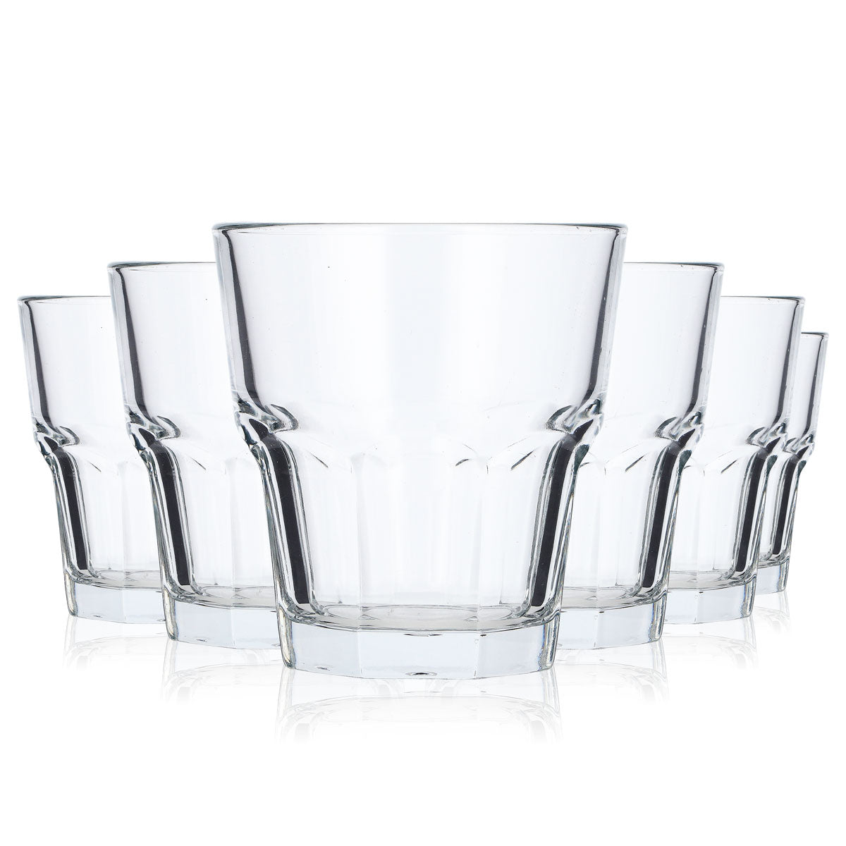 6x Arcoroc Soft Drink Glass Tumblers 27cl Cocktail Glasses – View 4