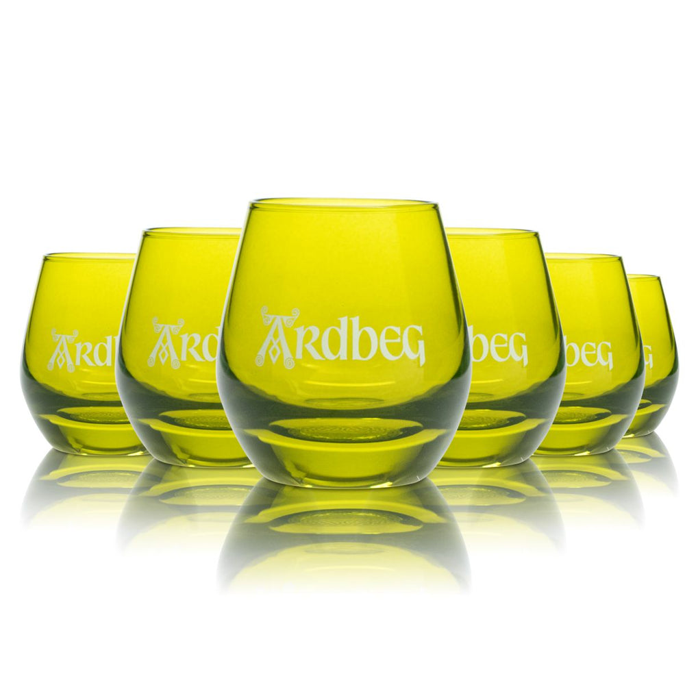 6x Ardbeg glass 6cl mini tumbler whisky shot glass shot glass tumbler glasses set