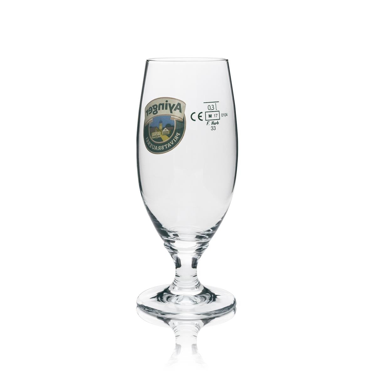 6x Ayinger beer glass 0.3l tulip Ritzenhoff – View 3