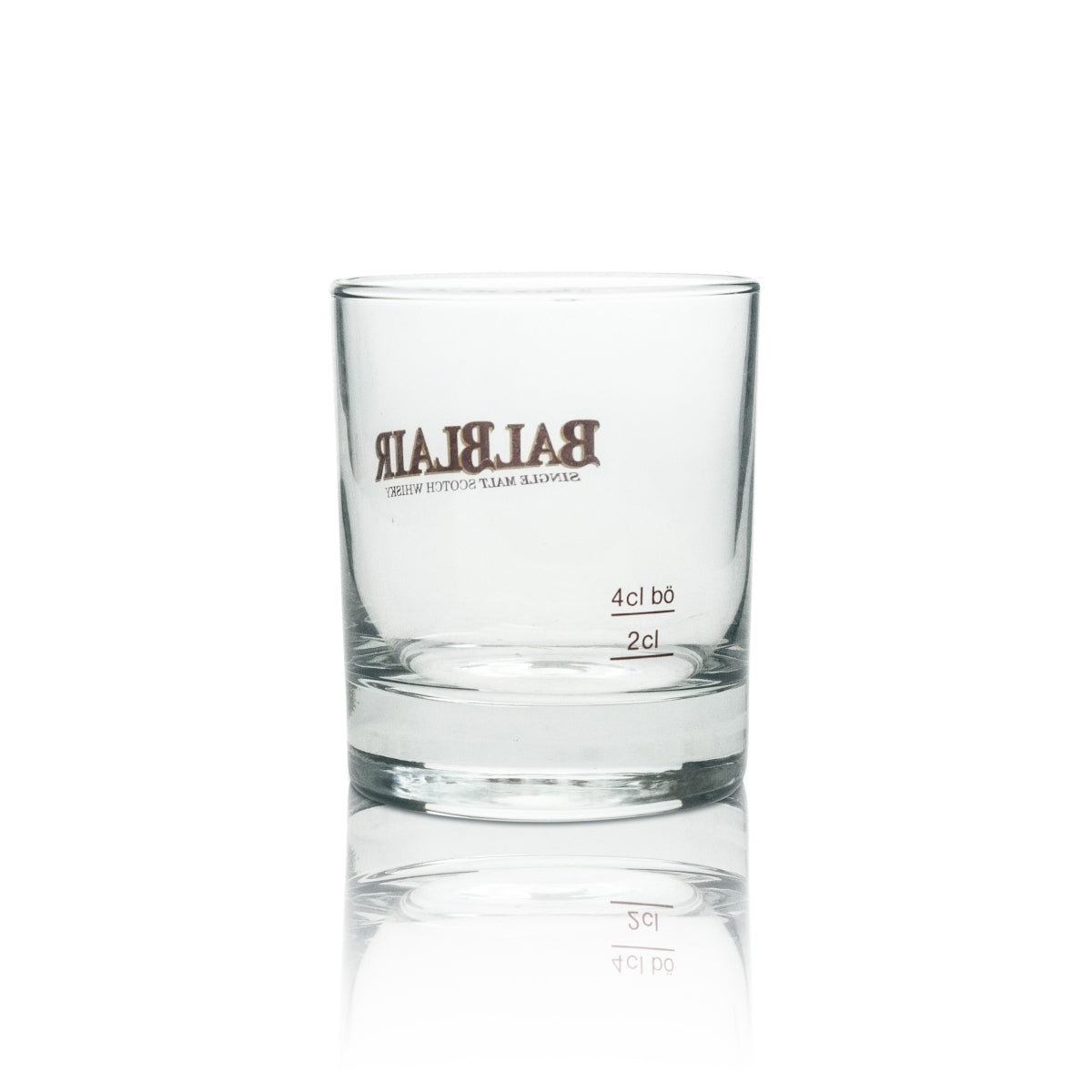 6x Balblair Whiskey Glass Tumbler Logo Red – View 2