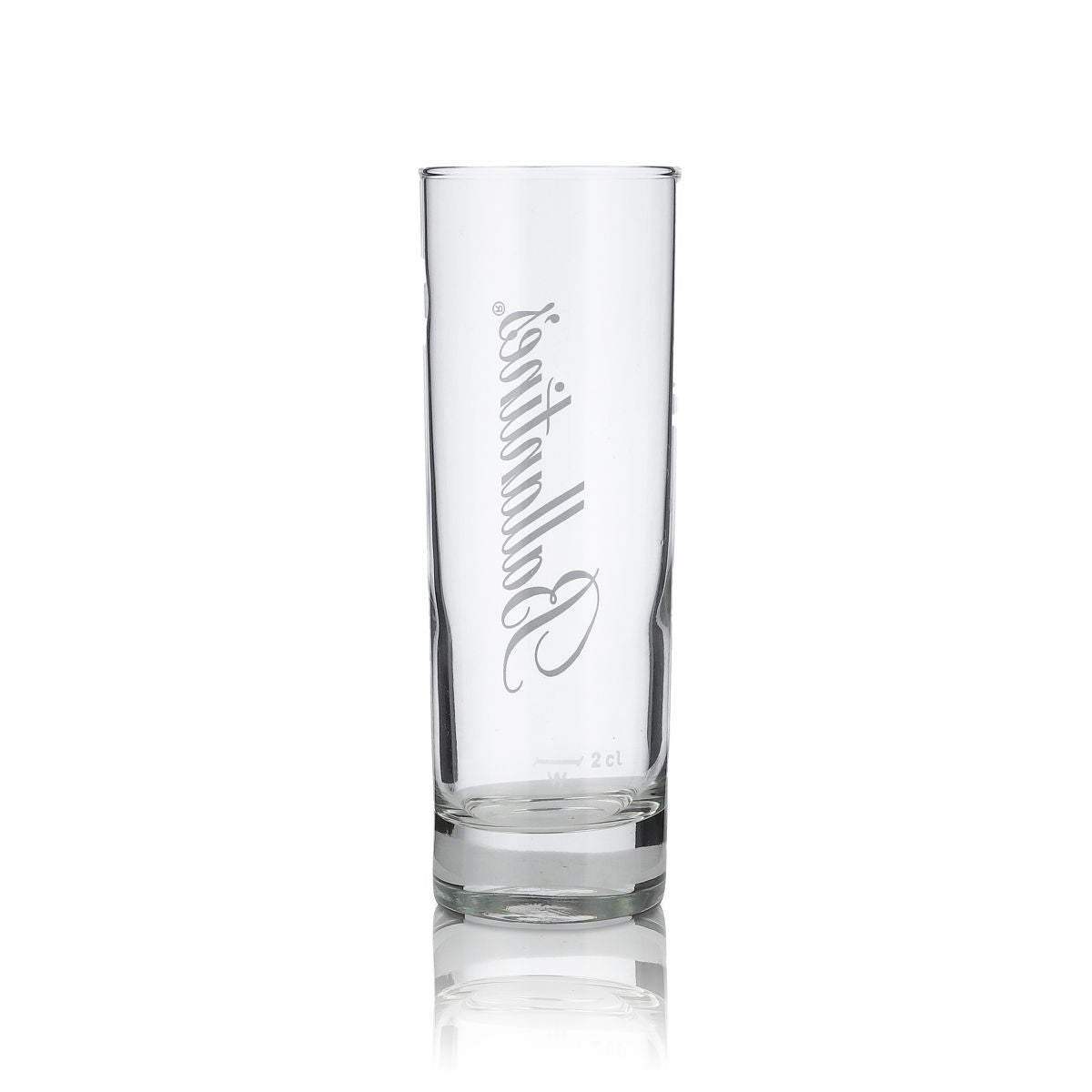 6x Ballantines Scotch Glasses Long Drink Glass Whiskey Glass "Vertical Logo" 2cl – View 3