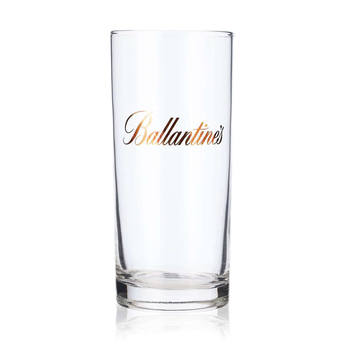 6x Ballantines Whiskey Glass 0.3l Glasses Long Drink Glass Bronze Logo – View 2