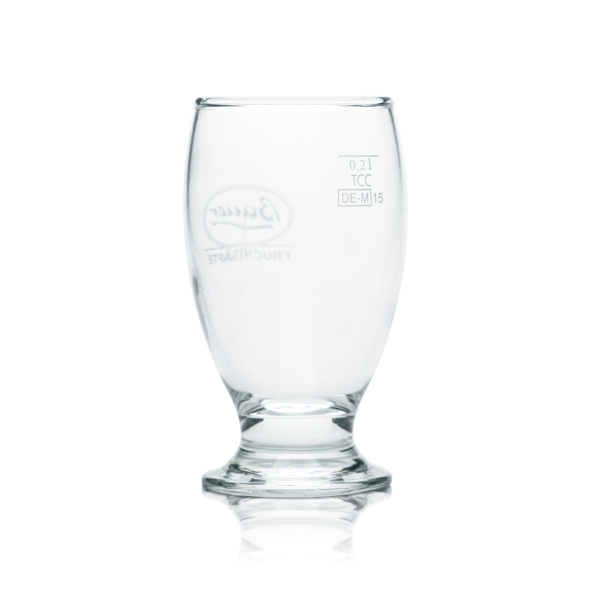 6x Bauer glass 0.2 l goblet cup trophy glasses juice soda mineral water catering – View 3