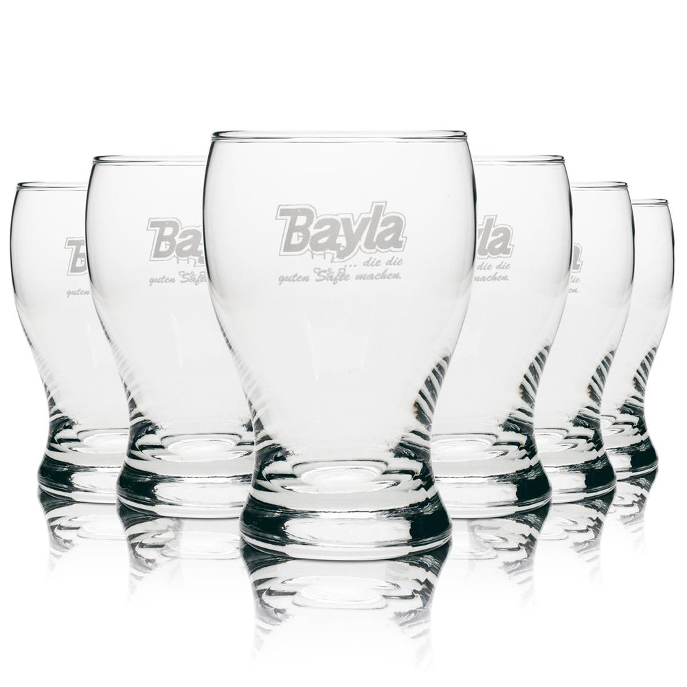 6x Bayla juice glass 0.1 l tasting
