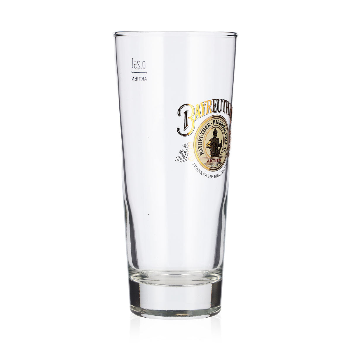 6 Bayreuth Beer Glasses, 0.25 L Tumblers, Frankonia Beer Glasses, Seidel – View 3