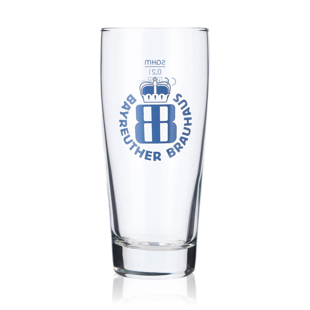 6x Bayreuth beer glass 0.2l mug Beer glasses Beer glass Logo blue – View 2
