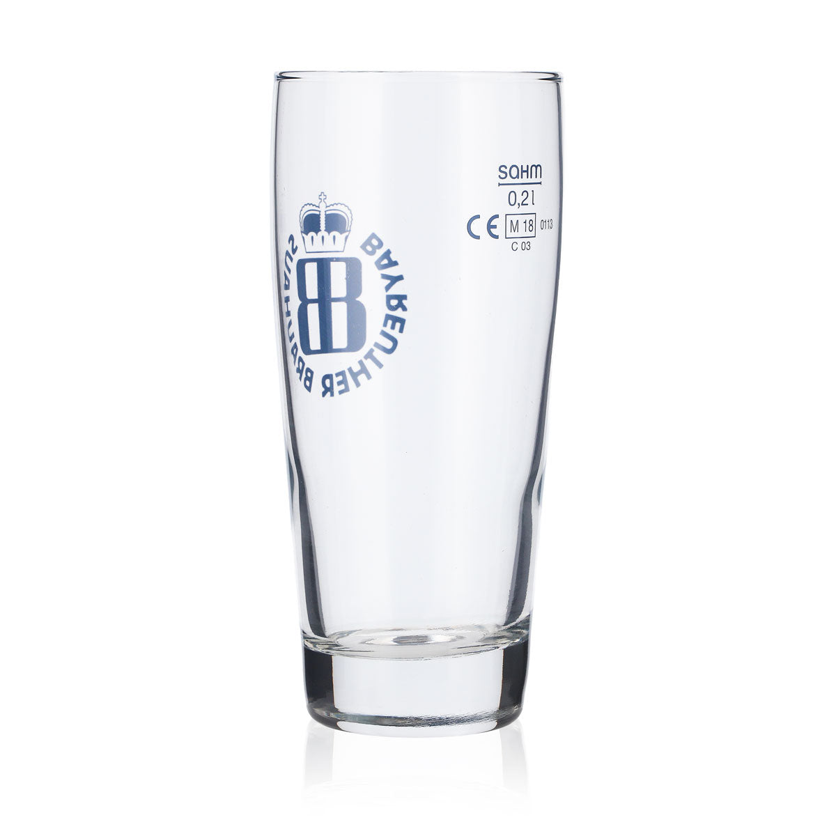 6x Bayreuth beer glass 0.2l mug Beer glasses Beer glass Logo blue – View 4