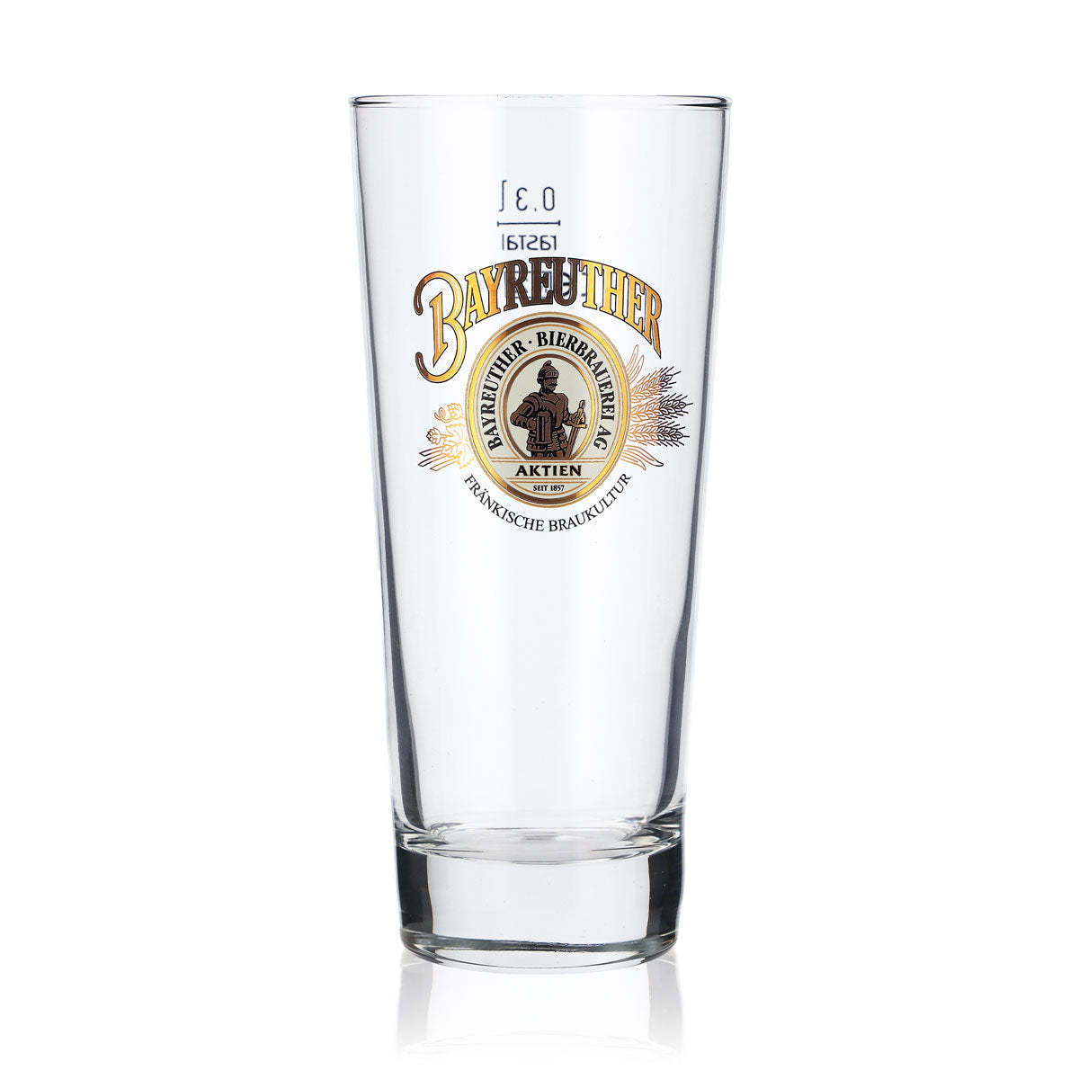 6x Bayreuth beer glass 0.3l mug Beer glasses Beer glass Logo gold – View 2