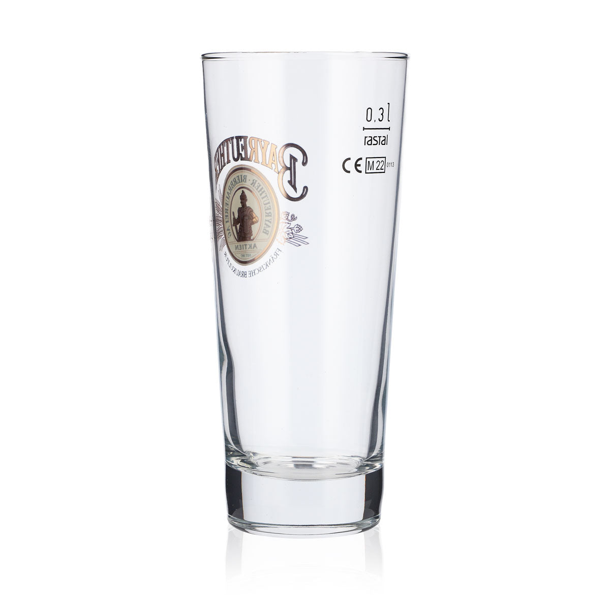 6x Bayreuth beer glass 0.3l mug Beer glasses Beer glass Logo gold – View 4