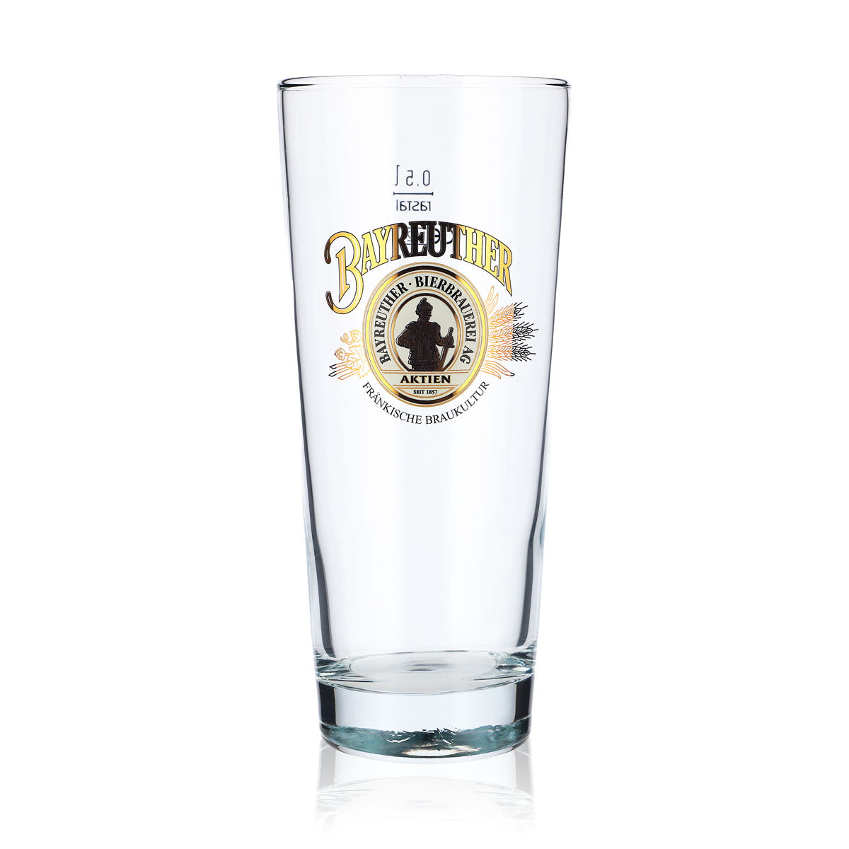 6x Bayreuth beer mugs 0.5l beer glasses Frankonia mugs with golden logo – View 2